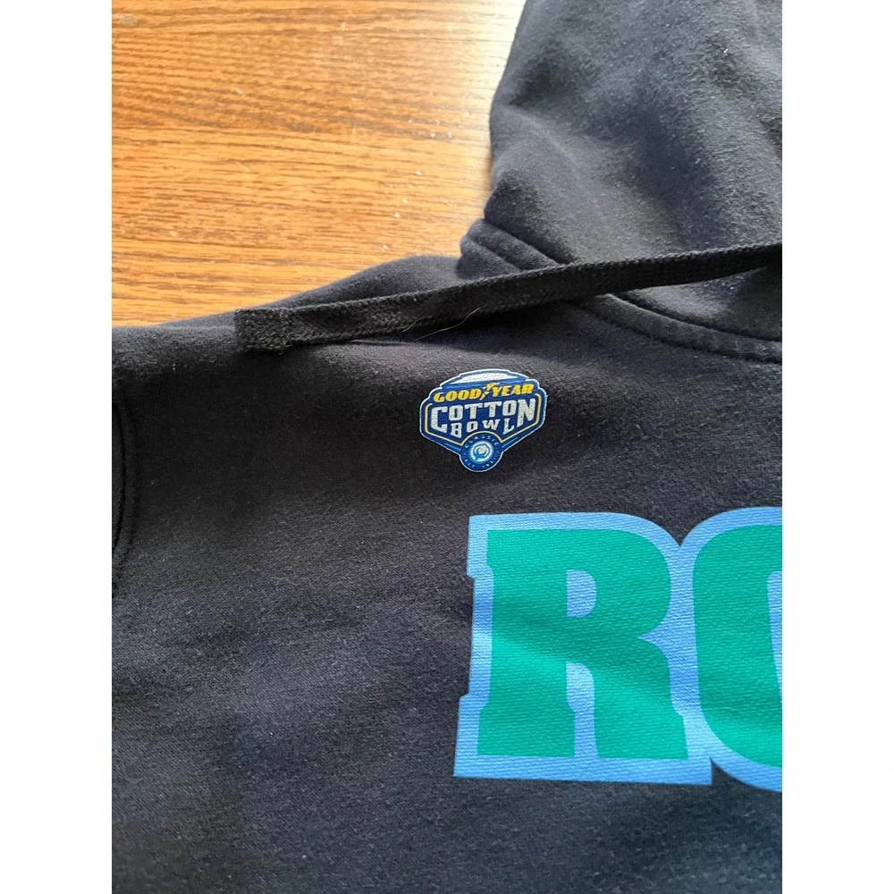Nike Tulane Green Wave Roll Wave Cotton Bowl Hoodie Black Mens Medium CT1778-010